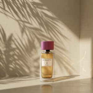 Secret de Feu II in sunlight with palm-leaf shadows
